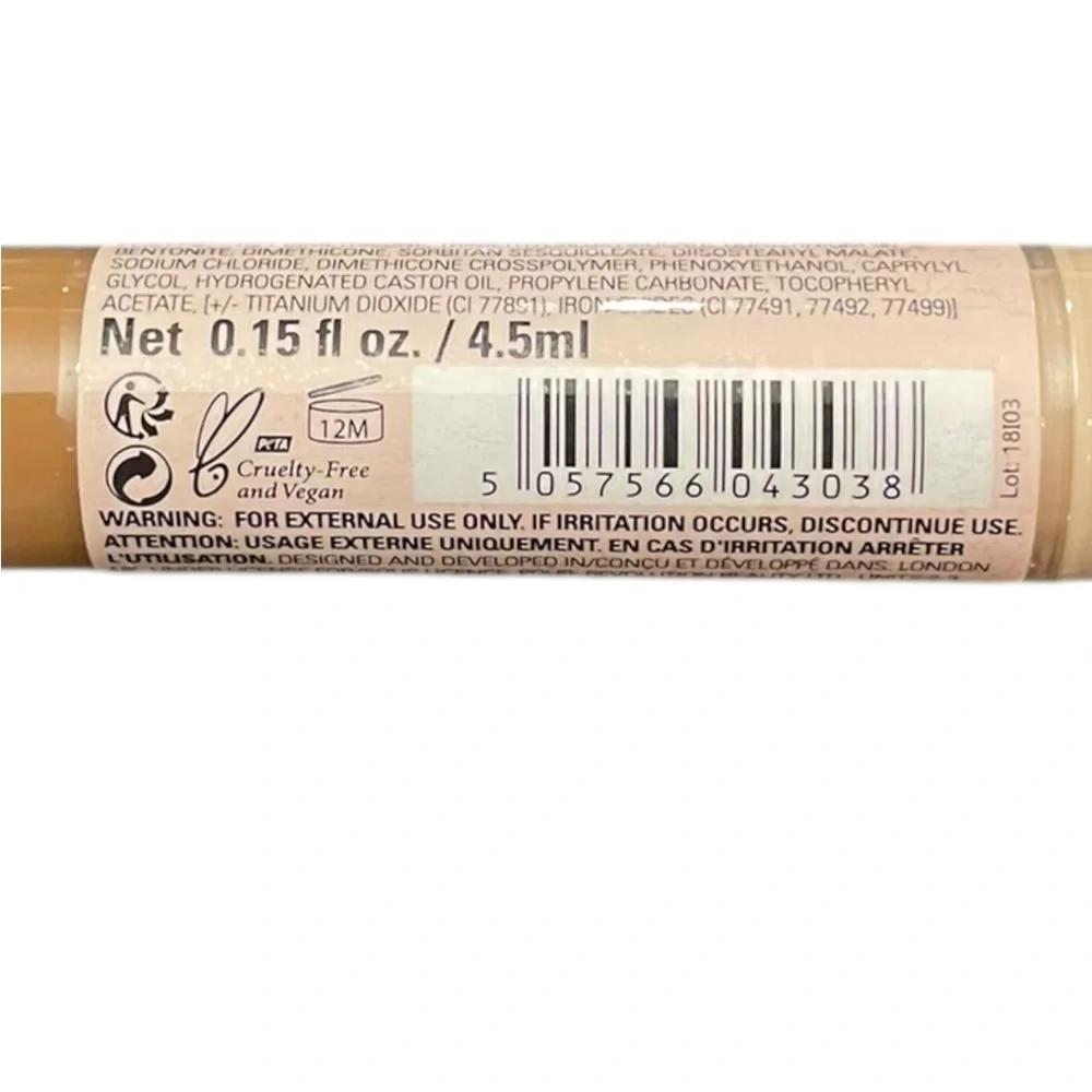 Makeup Revolution Fast Base Concealer C13‎ Liquid Buildable Coverage Tan Medium